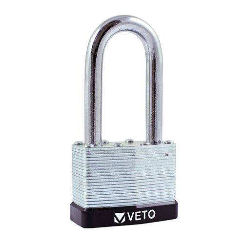 TIMCO Long Shackle Laminated Padlock 40mm Pack 1
