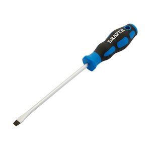 Draper 6 X 150MM PLAIN SLOT S/DRIVER 48923 Soft Grip Plain Slot Screwdrivers