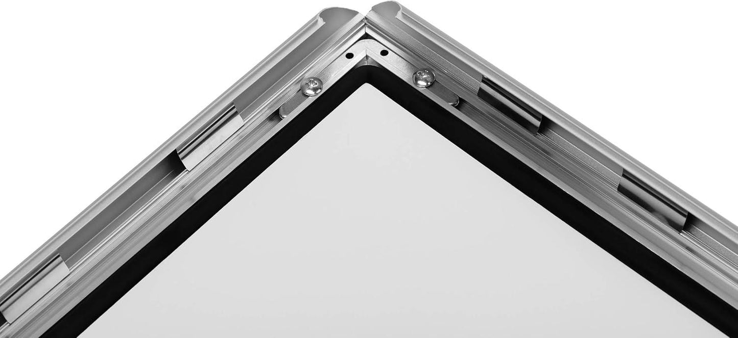 Durable Outdoor Snap Frame A3 Silver Aluminium Weatherproof Poster Holder | Durable Snap Frame for Office, Warehouse and Workplace Use