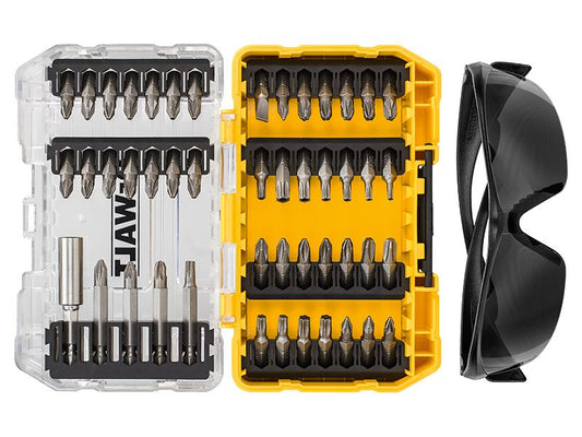 DeWalt DT70703-QZ DT70703 Screwdriving Set, 47 Piece + Safety Glasses