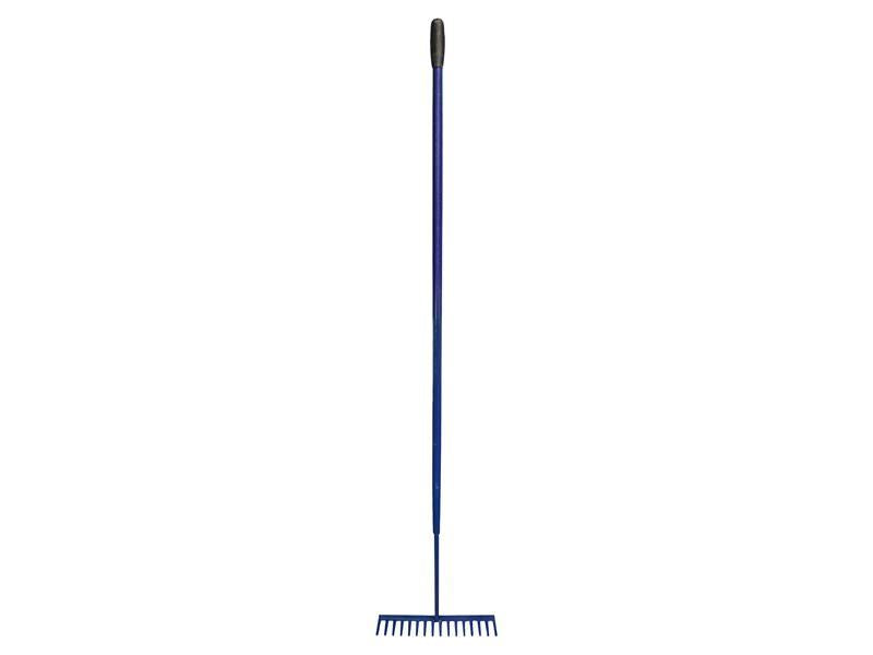 Faithfull FAIASP Asphalt Rake 16 Flat Teeth - Tubular Steel Shaft |