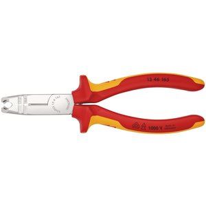 14738 KNIPEX KNIPEX 13 46 165 SB VDE Stripping Pliers, 165mm Cable Cutting Pliers Professional Trade DIY Workshop Garage Use