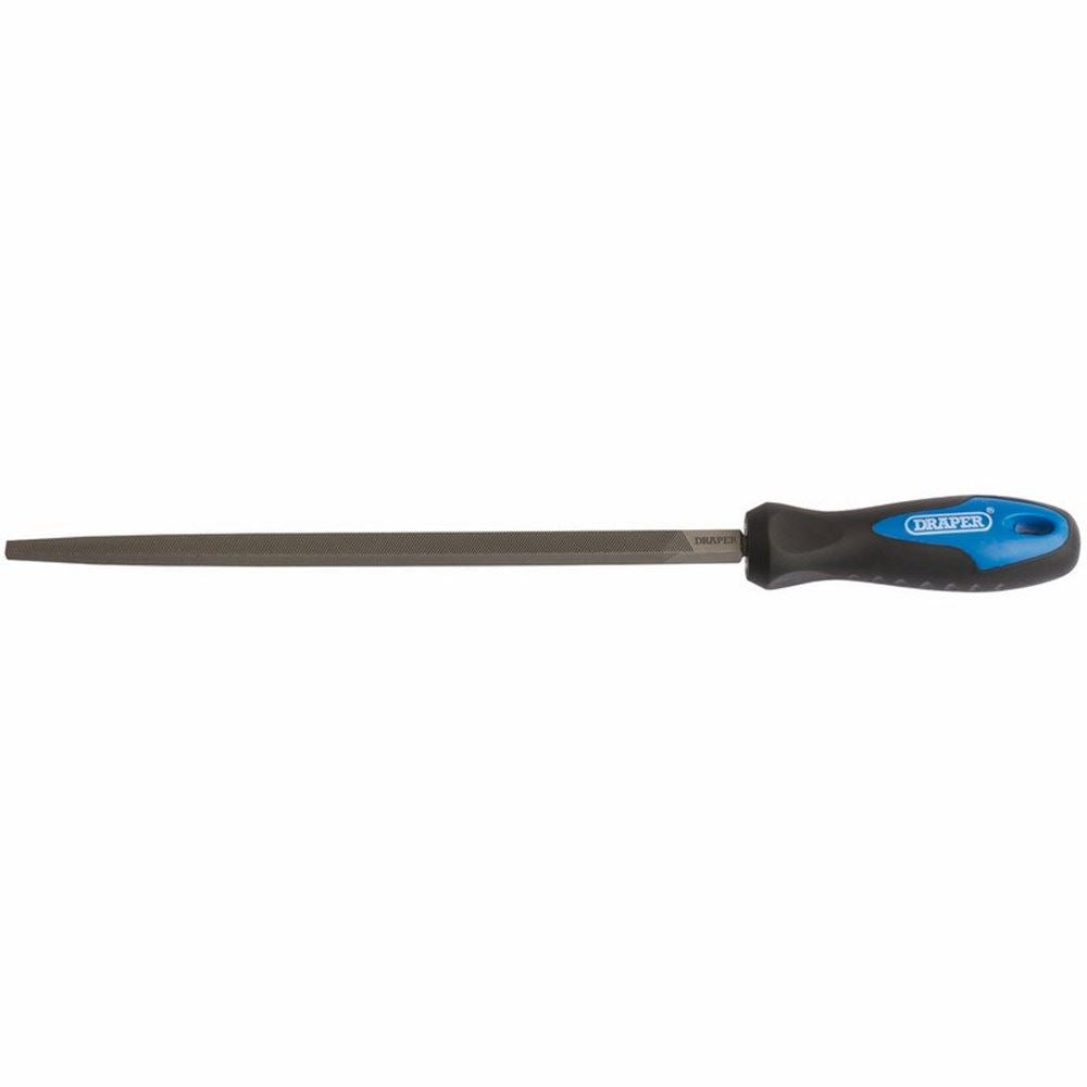 Draper 250MM SQUARE FILE& HANDLE 00014 Soft Grip Engineer's Files and Rasps