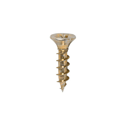 TIMCO Solo Woodscrew PZ2 CSK ZYP 3.5 x 15 Gold Pack 200