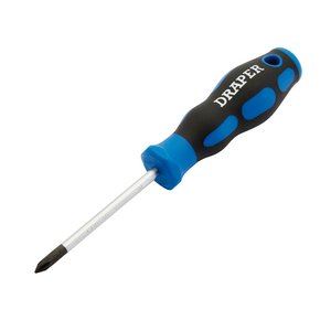 Draper NO.1 X 75MM CROSS S/DRIVER 48931 Soft Grip Cross Slot Screwdrivers