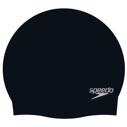 Speedo Moulded Silicone Cap Black Adult