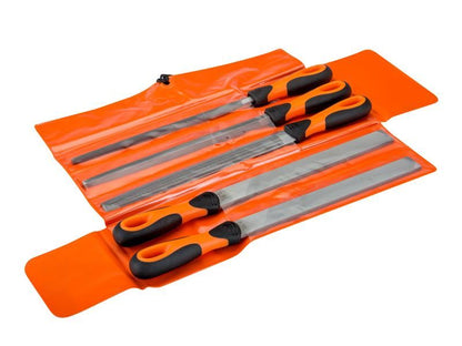 Bahco 1-478-10-1-2 250mm (10in) Engineering Mixed Cut File Set, 5 Piece