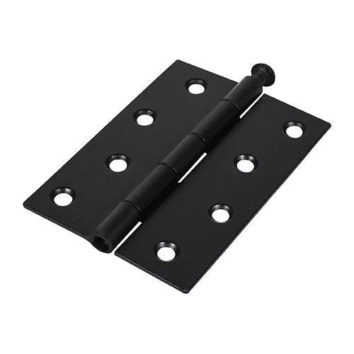 TIMCO Butt Hinge Loose Pin Black 100 x 71 Black Pack 2