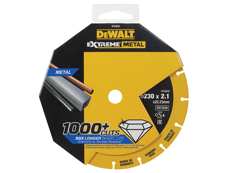 DeWalt DT40255-QZ Extreme Metal Cut Off Saw Blade 230 x 22.23 x 2.10mm