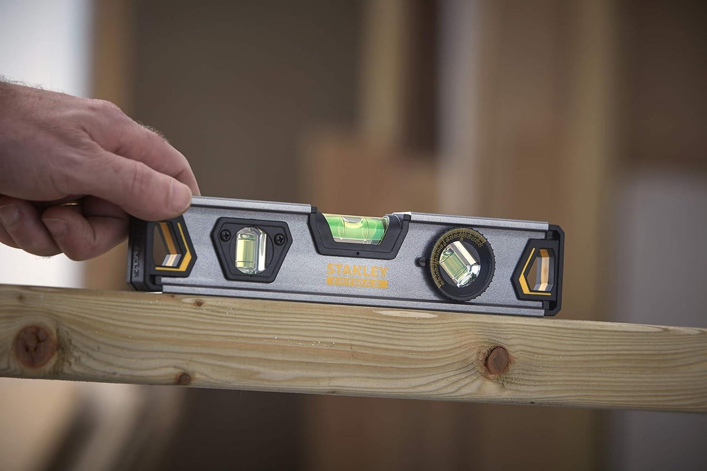 Stanley FatMax PRO Box Torpedo Level 230mm Magnetic Heavy Duty Spirit Level