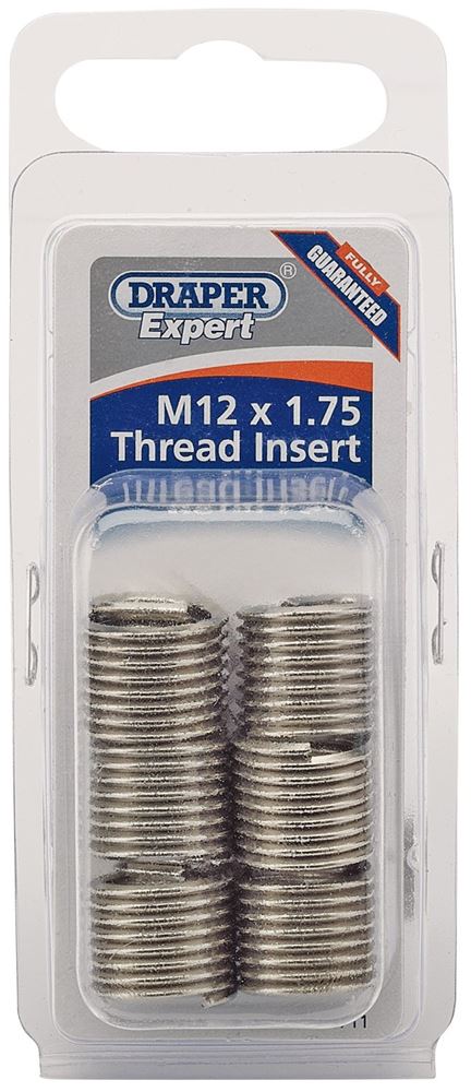 Draper M12X1.75 THREAD INSERT REFILLS 21711 21711 Metric Thread Insert Refill Packs