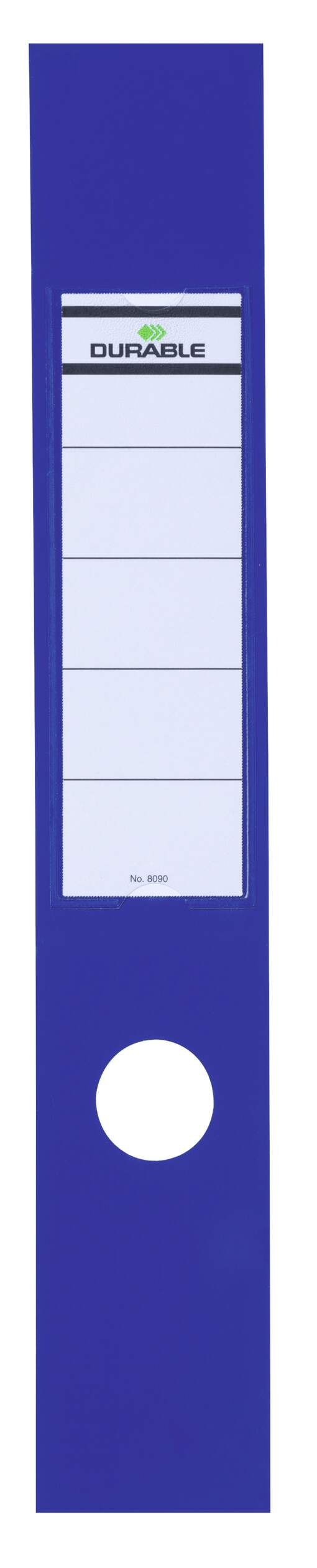 Durable ORDOFIX Adhesive Ring Binder Spine Labels | 10 Pack | 60mm Blue