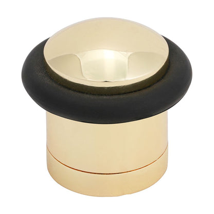 TIMCO Cylinder Door Stop Pol. Brass 41mm Pack 1