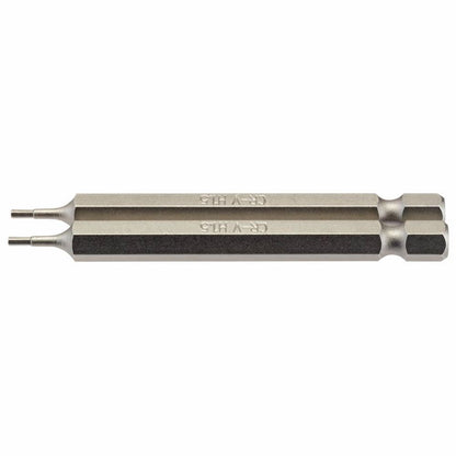 Draper 2PC 75MM 1.5MM HEX S/D.BIT 64317 1/4" hex. Hexagonal E Shank Insert Bits