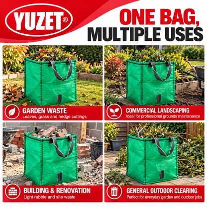 120 Litre Yuzet Huge Heavy Duty Commercial Grade garden bag waste rubble