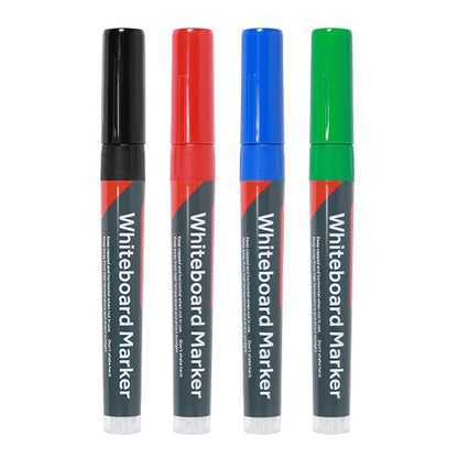 TIMCO Whiteboard Markers MIX Fine Tip Four Pack White Pack 4