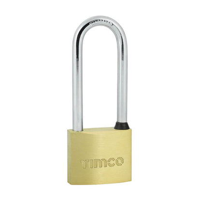 TIMCO Long Shackle Brass Padlock 40mm Pack 1