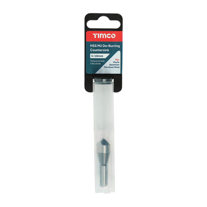 TIMCO De-Burring Countersink M2 HSS 5-10mm Pack 1