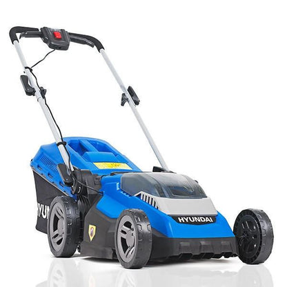 Hyundai HYM40LI380P Cordless Lawn Mower 40V 38cm Rear Roller Li-Ion Battery & Charger Garden Mower Garden Grass Cutting