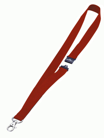 Durable Soft Neck Lanyards with Clip and Safety Release | 10 Pack | Red