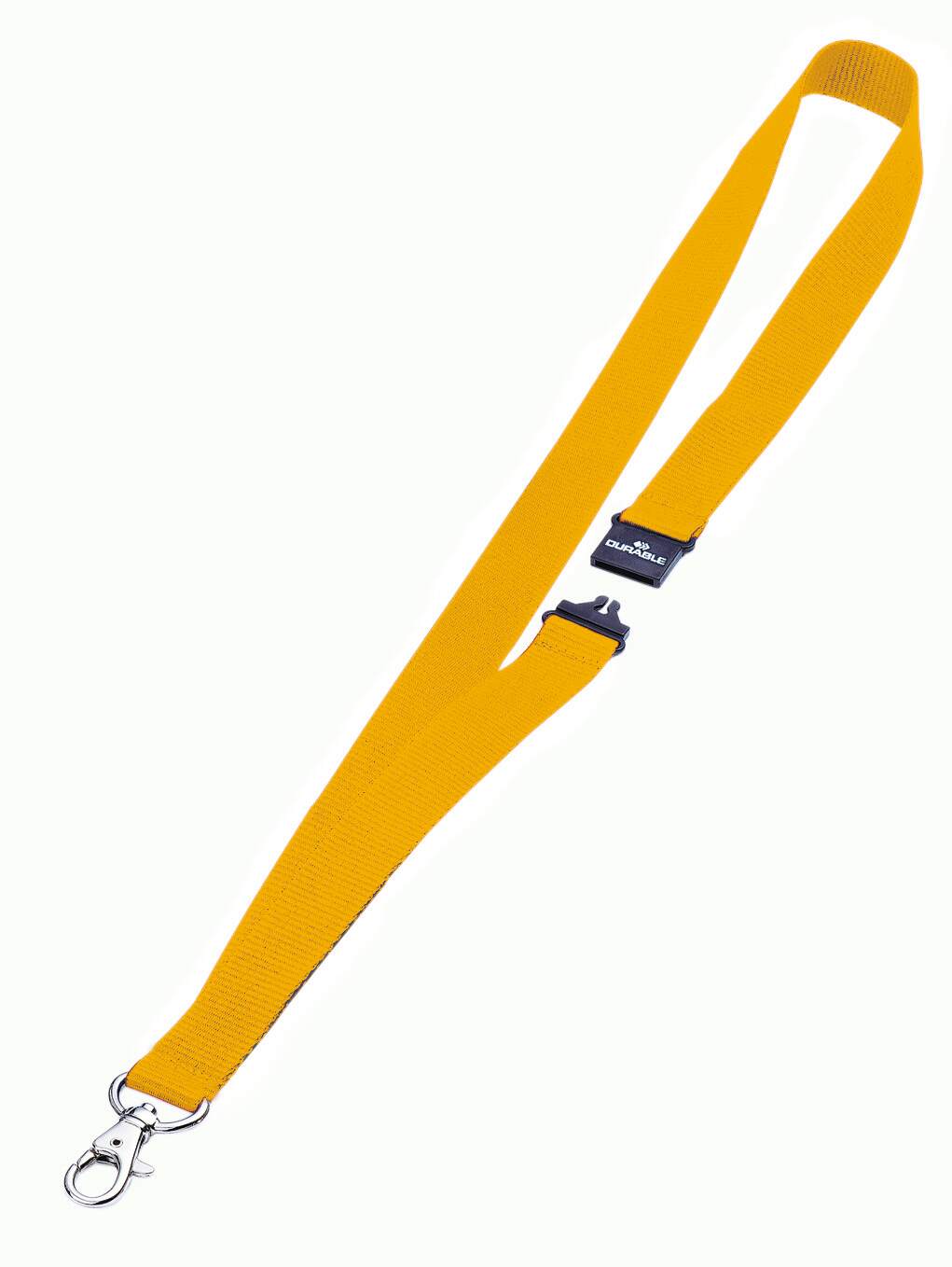 Durable Soft Neck Lanyards with Clip & Safety Release | 10 Pack | Yellow