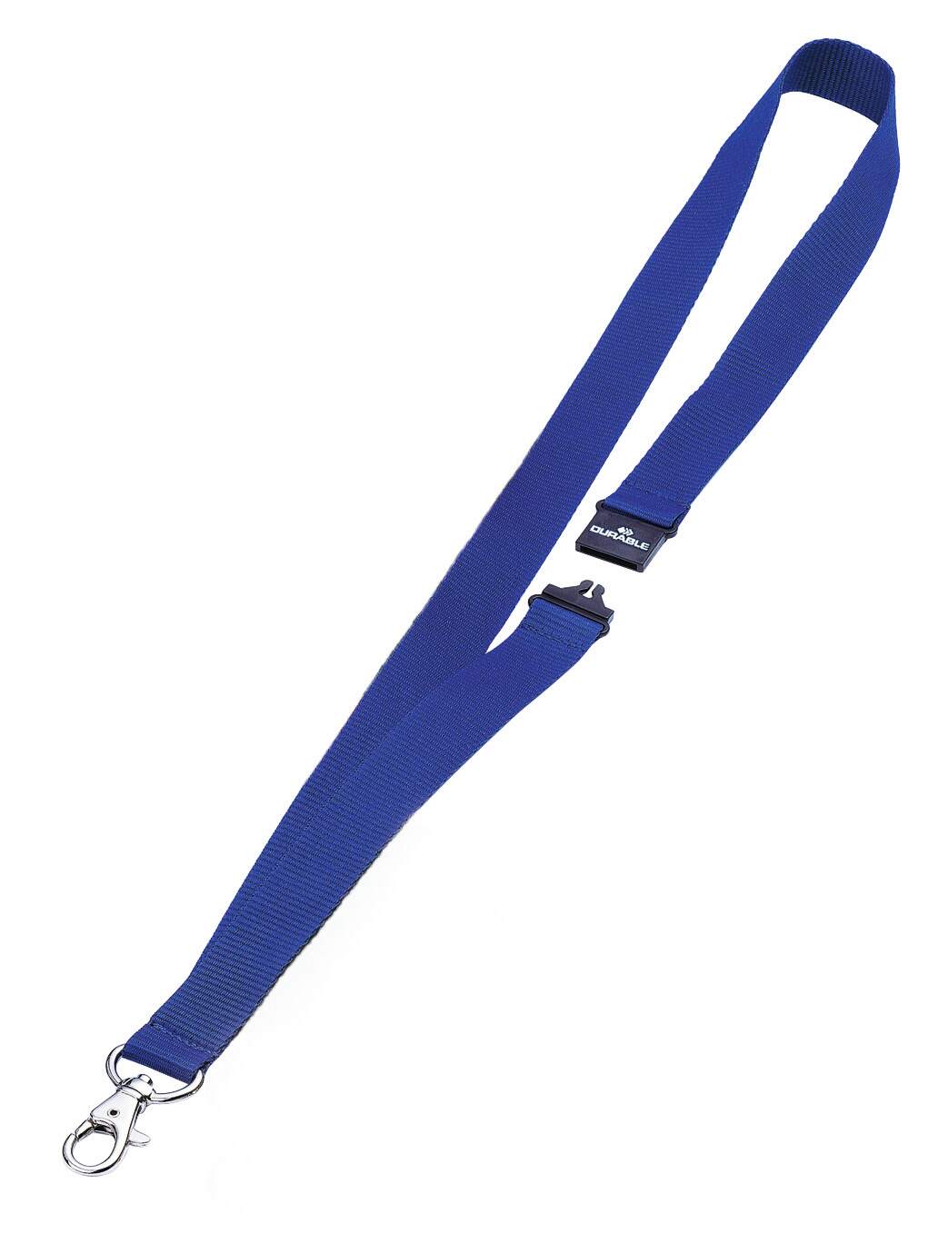 Durable Soft Neck Lanyards with Clip and Safety Release | 10 Pack | Blue