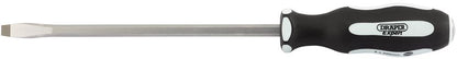 Draper 200X8MM PLAIN P/THRU S/DRIVER 35184 Pound Thru' Plain Slot Soft Grip Screwdrivers