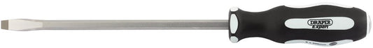 Draper 200X8MM PLAIN P/THRU S/DRIVER 35184 Pound Thru' Plain Slot Soft Grip Screwdrivers