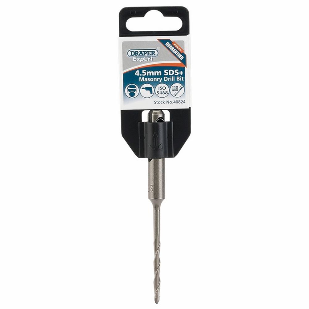 Draper 4.5X110 SDS MASONARY DRILL 40824 Metric SDS+ Masonry Drill Bits