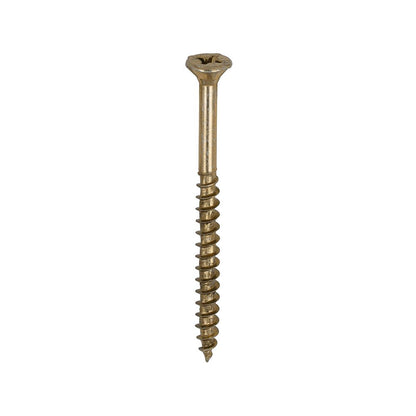 TIMCO Velocity Screw PZ3 CSK ZYP 6.0 x 80 Gold Pack 200
