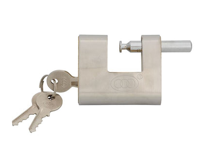 Faithfull FAIPLB60SHUT Brass Shutter Padlock 60mm |