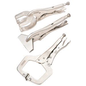 Draper SELF GRIP METAL WORK SET 3PC 33836 Self Grip Welding Clamp Kit (3 Piece)