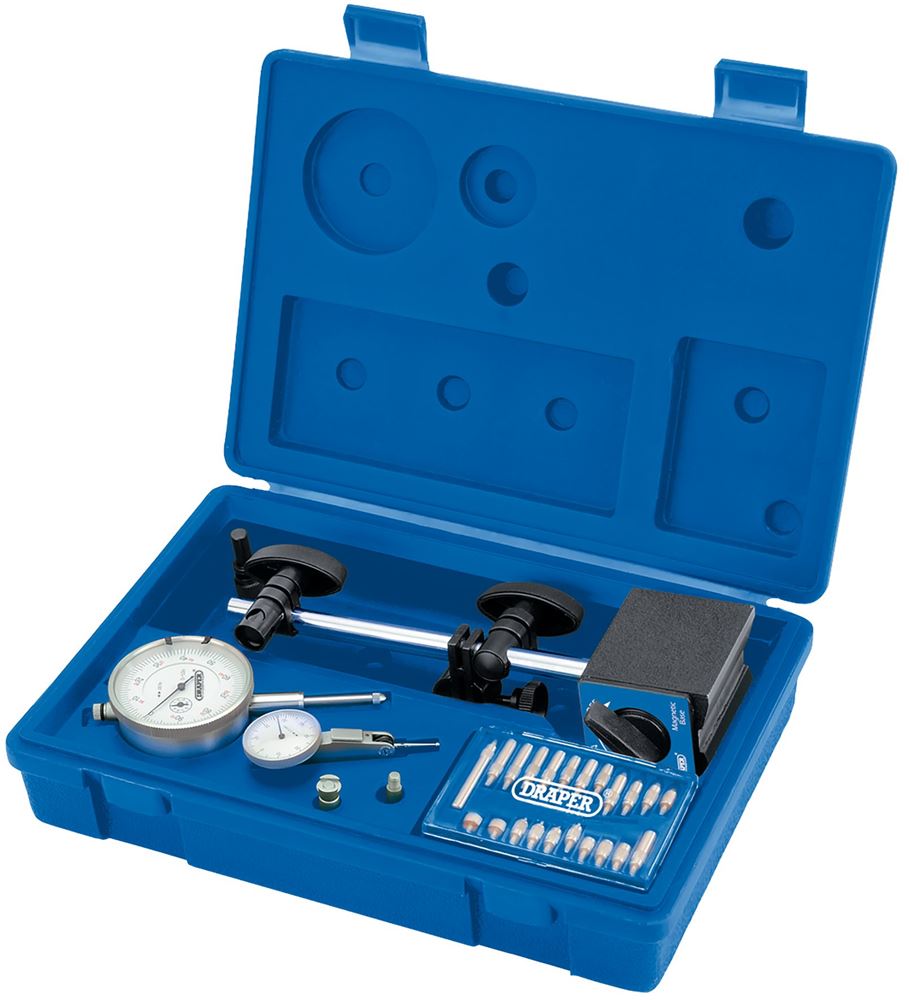 Draper METRIC DIAL GAUGE SET 46609 Metric Dial Test Indicator Kit