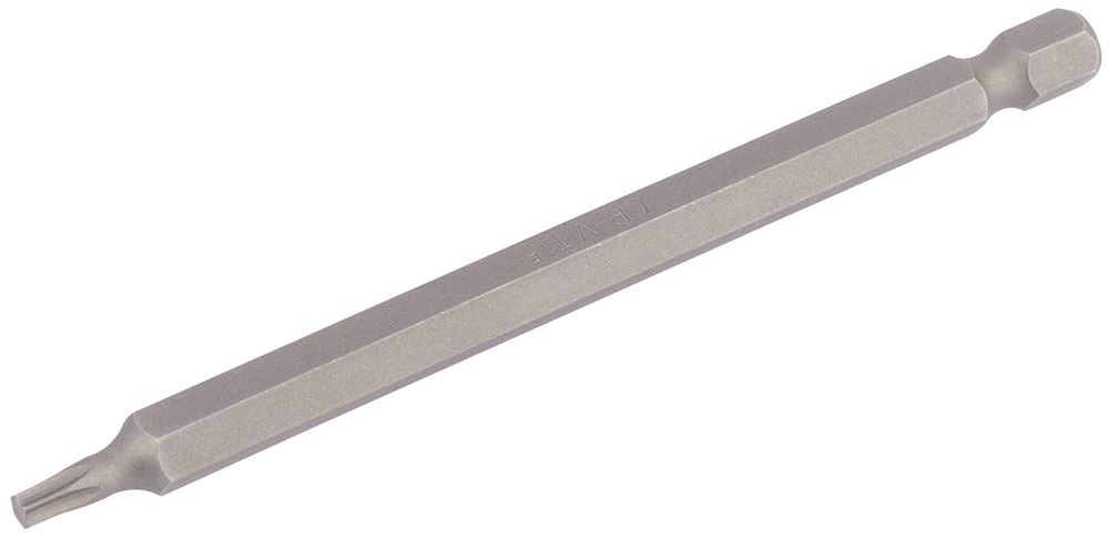 Draper 100MM T15 S/D.BIT 66913 1/4" hex. Draper TX-STARÂ® E Shank Insert Bits