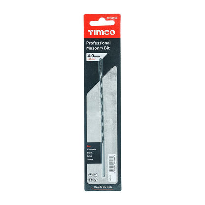 TIMCO Professional Masonry Bit 4.0 x 150 Pack 1