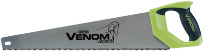 Draper VENOM 500MM 8PPI HP HAND SAW 82194 82194 First Fix Double Ground Handsaws
