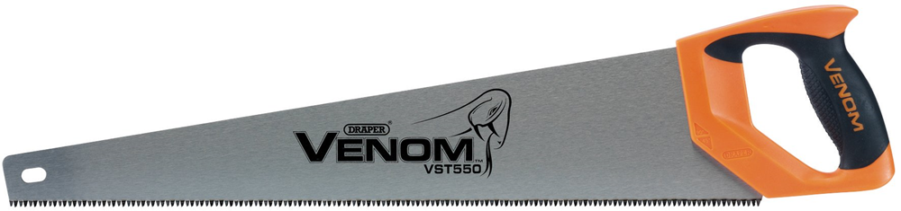 Draper VENOM 550MM 8PPI HP HAND SAW 82203 82203 First Fix Triple Ground Handsaws