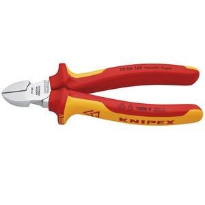 Draper CUTTER VDE 1000V 160MM 81262 VDE Fully Insulated Diagonal Side Cutters