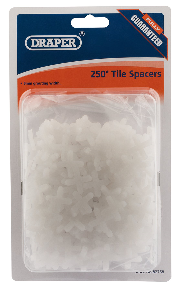 Draper 5MM TILE SPACER (250 PER PACK) 82758 Tile Spacers