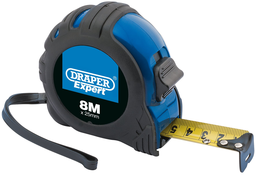 Draper EXPERT MEASURING TAPE 8M X25MM 82815 Measuring Tapes