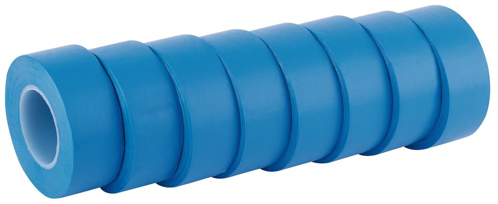 11915 Draper Expert Expert Insulation Tape to BSEN60454/Type2, 10m x 19mm, Blue (Pack Professional Trade DIY Workshop Garage Use