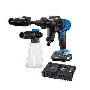 Draper D20 PRESSURE WASHER 16B KIT 97533 97533 D20 20V Cordless Pressure Washer Kit, 1 x 2.0Ah Battery, 1 x Fast Charger