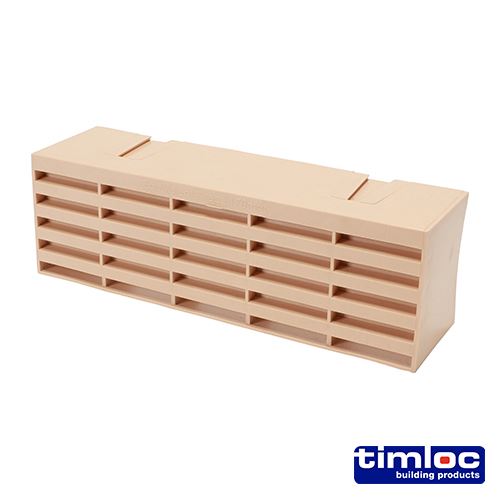 TIMCO Plastic Airbrick Buff 215 x 69 x 60 Pack 20