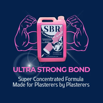 Timco Plasterers Blend SBR Primer Pink 5 Litre Bonding Agent Primer and Sealer for Plastering Rendering Screeding Concrete and Masonry Surfaces