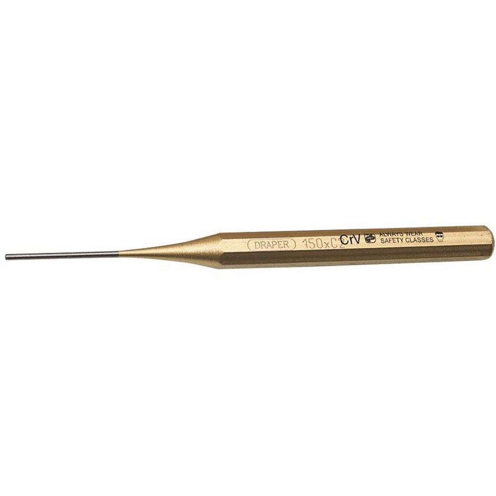 Draper PARALLEL PIN PUNCH 150MMX2MM 51645 Octagonal Parallel Pin Punches