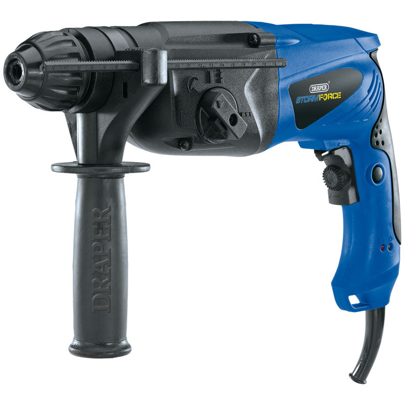 DRAPER STORM FORCE SDS+ ROTARY HAMMER DRILL KIT WITH ROTATION STOP (850W)  83588