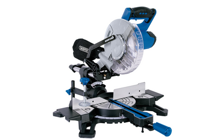 Draper 210MM SLIDING MTRE SAW 83677 83677 Sliding Compound Mitre Saw with Laser Cutting Guide, 210mm, 1500W