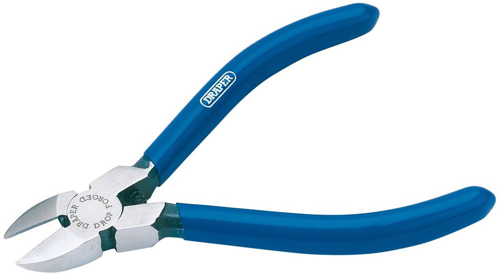 Draper SIDE CUTTER (MINI) 115MM 19646 Spring Loaded Diagonal Side Cutter, 115mm