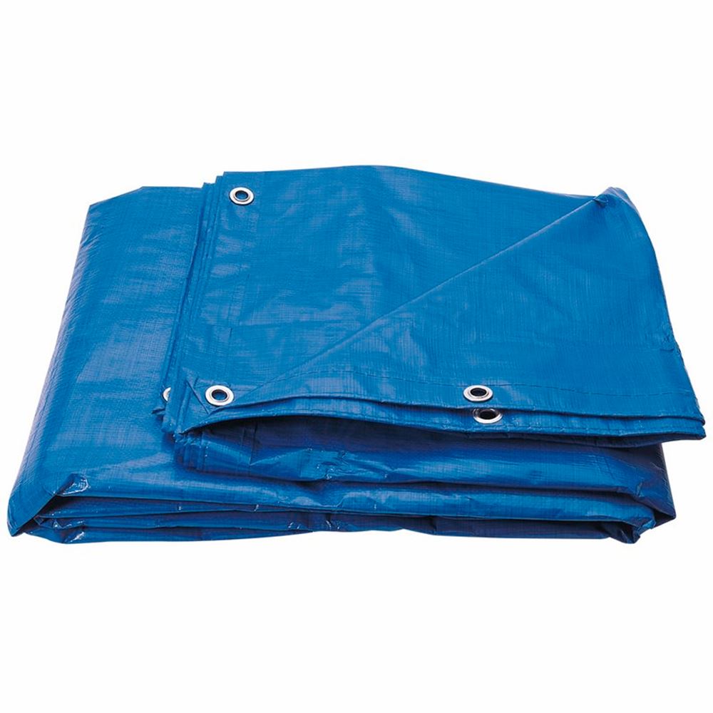 82653 Draper Polyethylene Tarpaulin, 4 x 6m TAR/3A Outside Covers Professional Trade DIY Workshop Garage Use