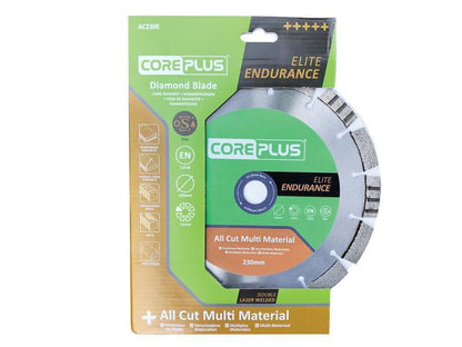 CorePlus CORDBAC230E AC230E Elite All Cut Multi-Material Diamond Blade 230mm